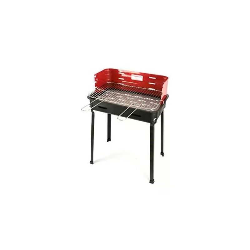 3C CASA 426112 Barbecue a Carbonella con Griglia Cromata Regolabile, Nero 3C CASA 426112 Barbecue a Carbonella con Griglia Cromata Regolabile, Nero