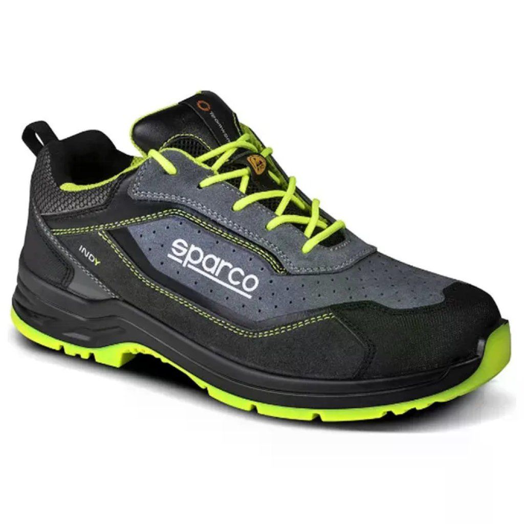 Sparco Indy Texas S1PS ESD SR LG – Scarpe antinfortunistiche grigio e giallo, EU 40 Sparco Indy Texas S1PS ESD SR LG – Scarpe antinfortunistiche grigio e giallo, EU 40