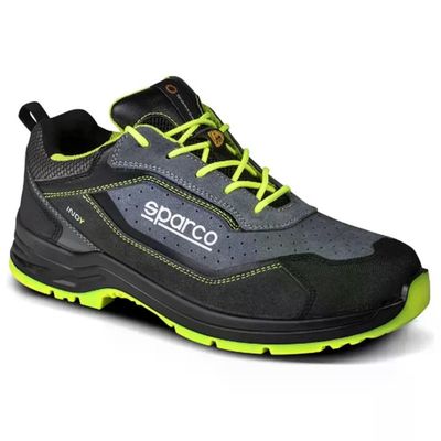 Sparco Indy Texas S1PS ESD SR LG – Scarpe antinfortunistiche grigio e giallo, EU 40