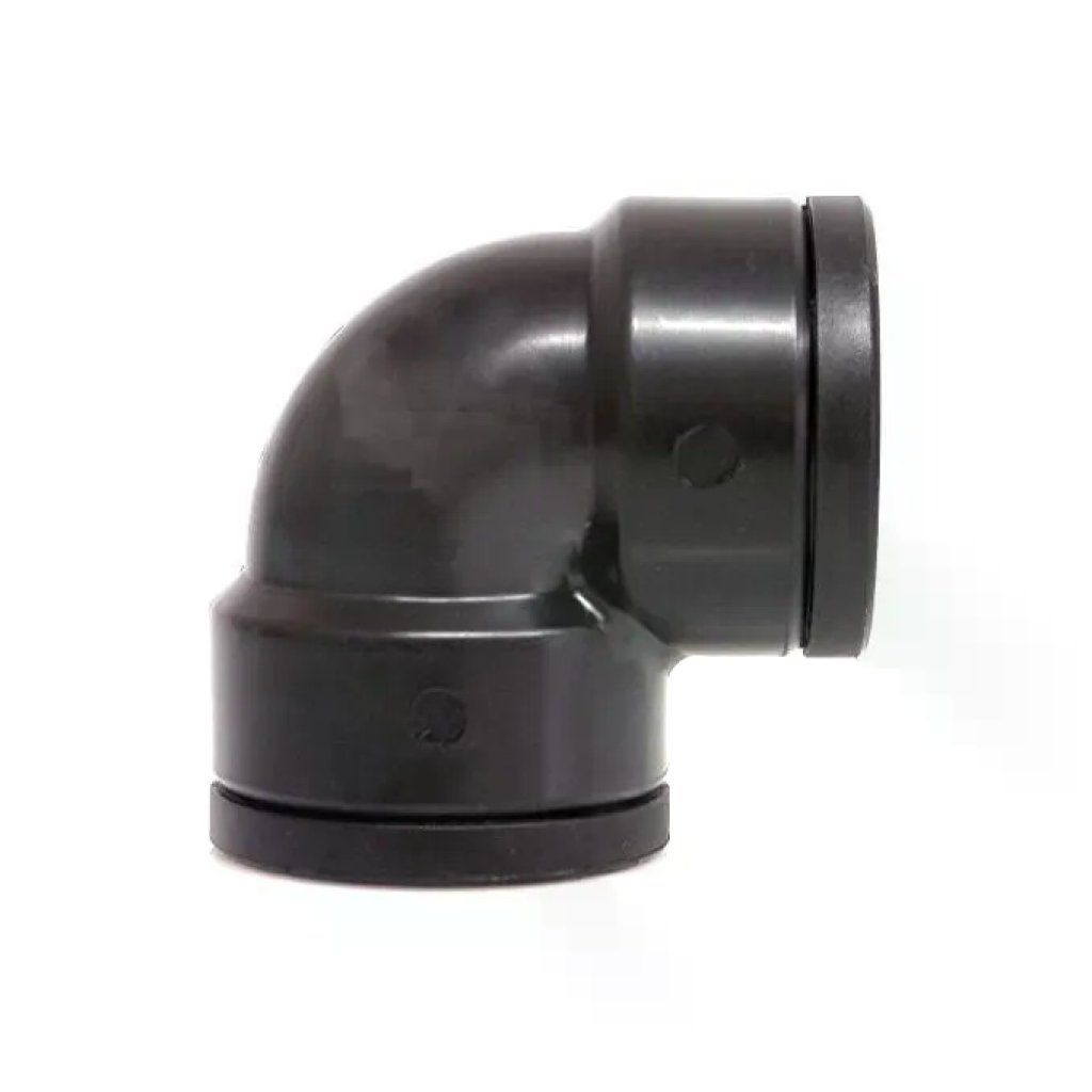 Irritec Gomito 90° Femmina-Femmina 1" x 1" PN10 in Polipropilene, Confezione da 5