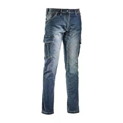 Diadora Pantalone Cargo da Lavoro in Jeans Denim Blu Diadora Pantalone Cargo da Lavoro in Jeans Denim Blu