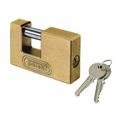 POTENT Lucchetto corazzato in ottone da 60 mm per serrande