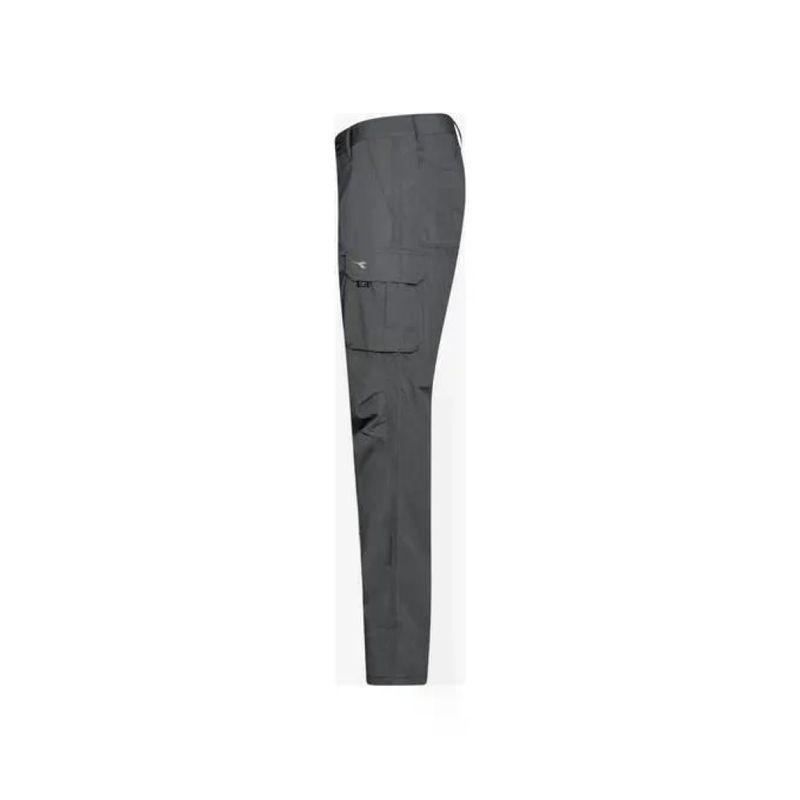 Diadora Utility WIN II 85227 Pantalone Cargo da Lavoro Estivo Unisex, Grigio
