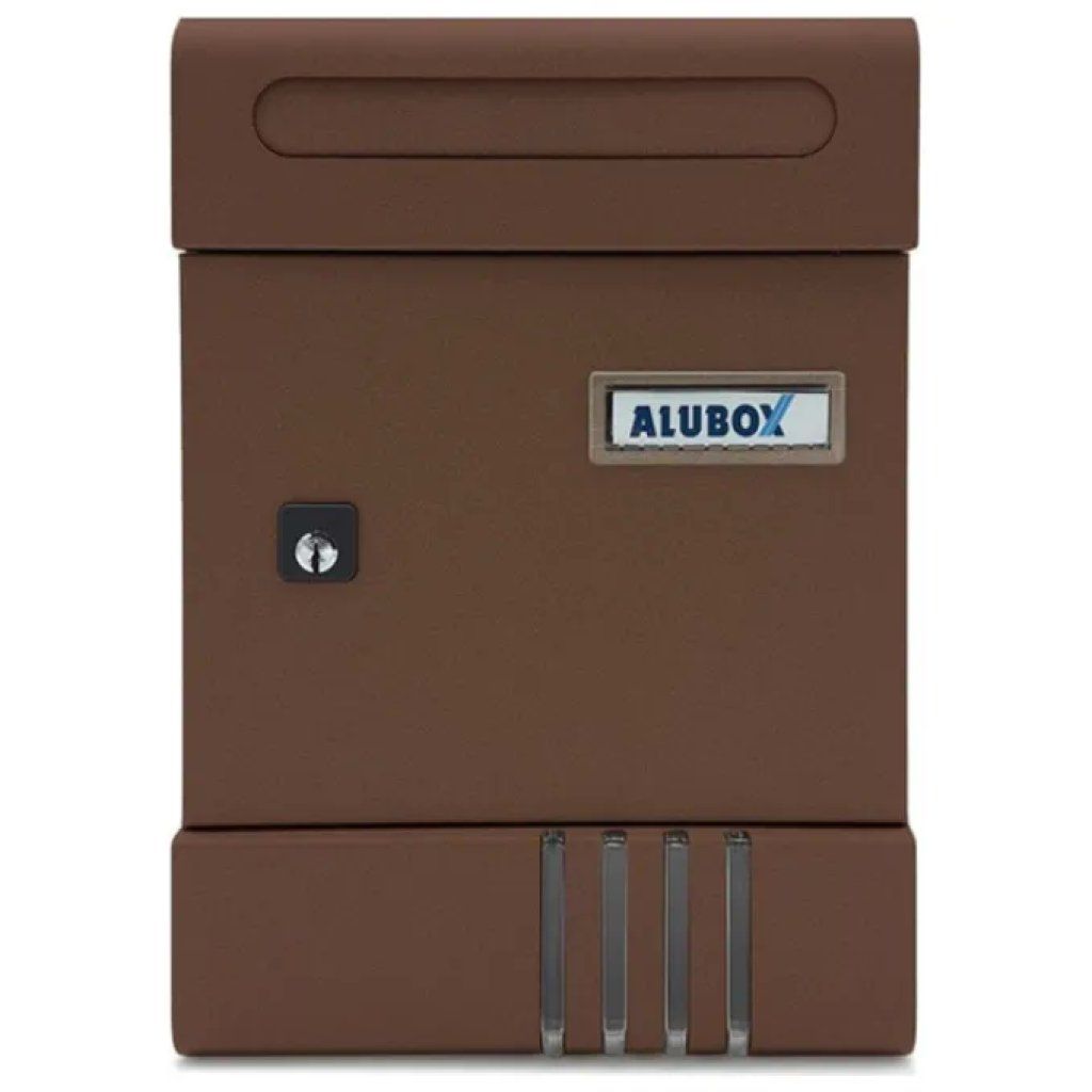 Alubox 1007655 Serie Esse Cassetta Postale Componibile in Alluminio Anodizzato Formato Lettera con