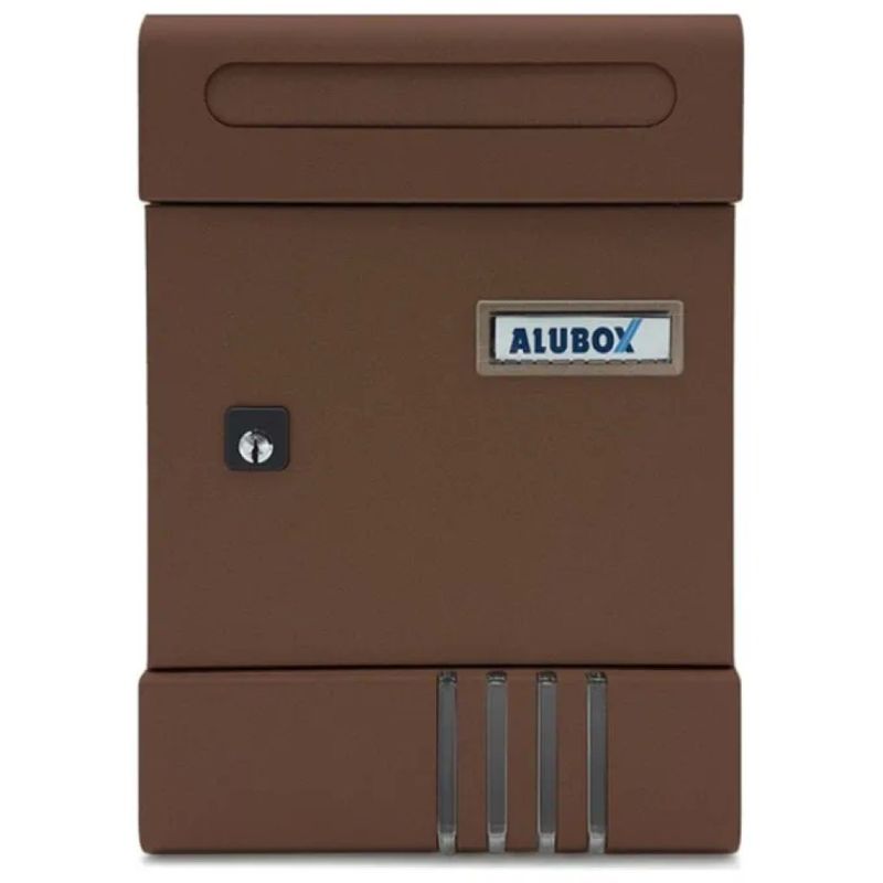 Alubox 1007655 Serie Esse Cassetta Postale Componibile in Alluminio Anodizzato Formato Lettera con