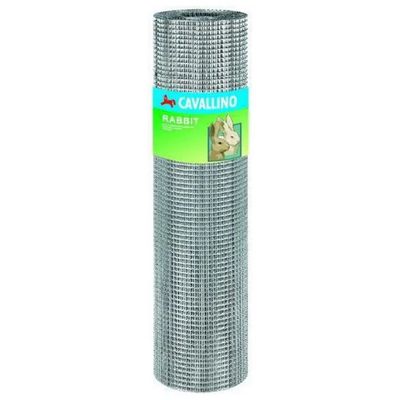 VIGOR-BLINKY Rete Rabbit zincata 10 m, maglia 12,7 mm, H 50 cm