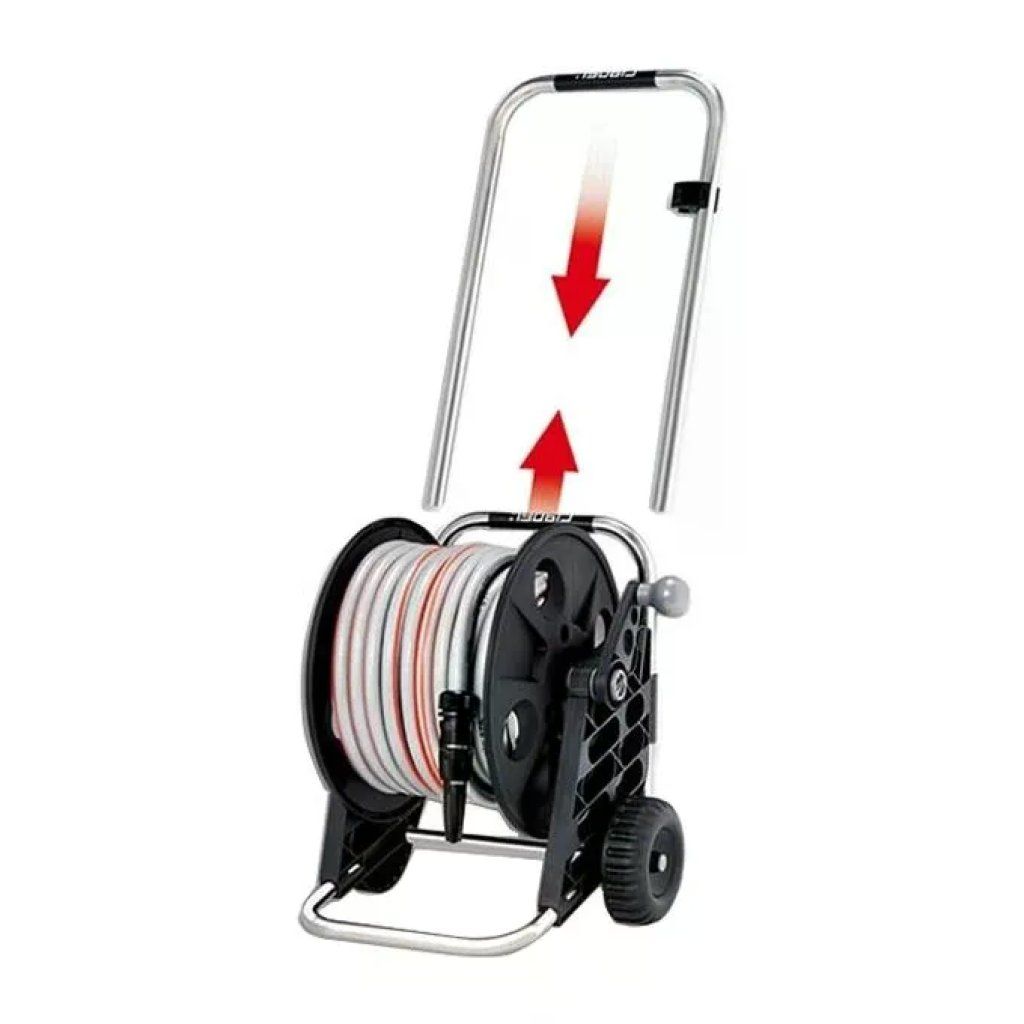 Claber Genius Compact 8858 – Carrello avvolgitubo 25 m