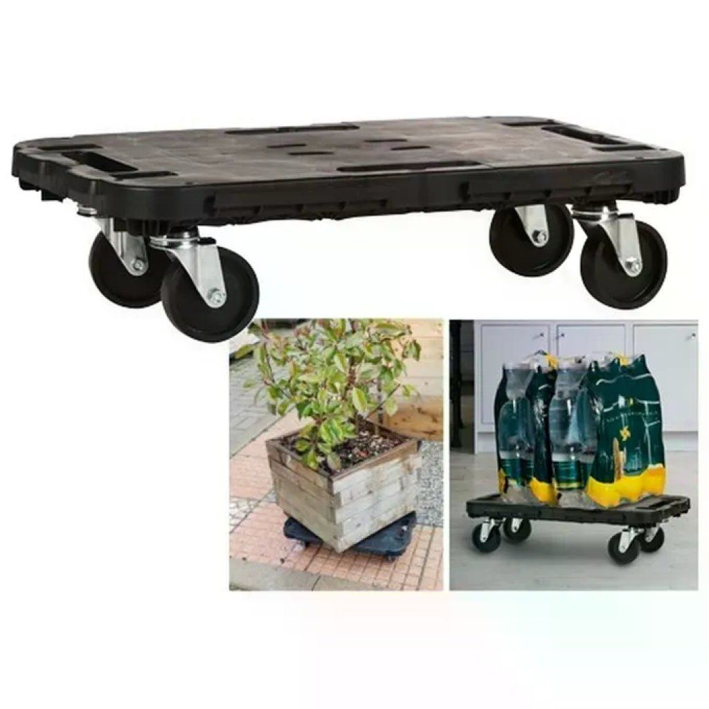 Brixo L4829N Carrello Pianale Rettangolare Nero 300 kg