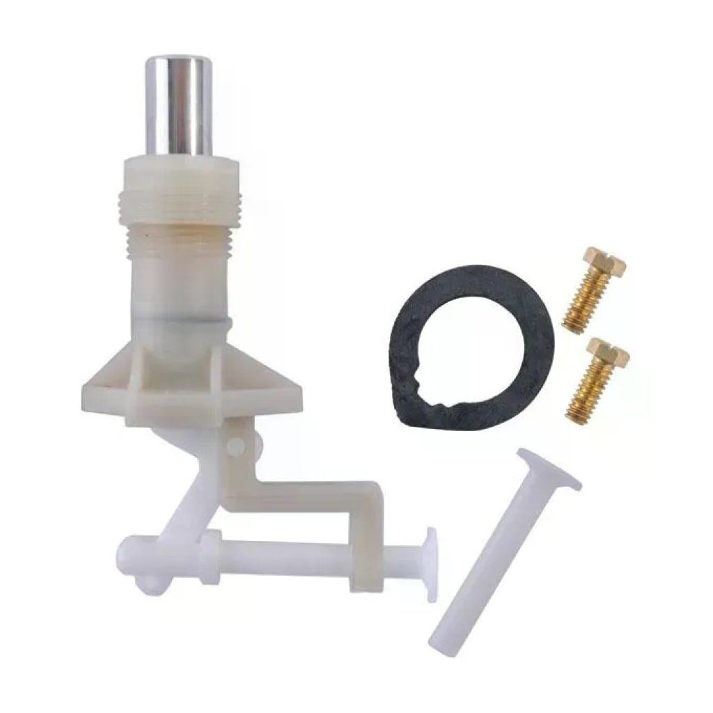 PUCCIPLAST Pucci 80009035 Pulsante Completo per Cassetta Incasso in Polietilene Comando Basso Attacco