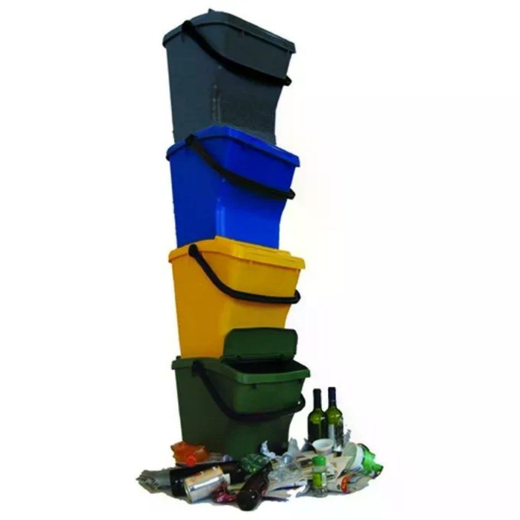 VIGOR-BLINKY Contenitore per Raccolta Differenziata Urbaplus Grigio 40 L VIGOR-BLINKY Contenitore per Raccolta Differenziata Urbaplus Grigio 40 L