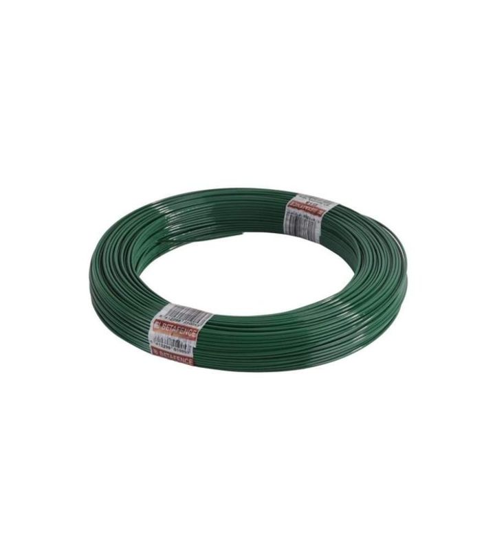 Betafence 10039 Filo di tensione verde in acciaio zincato e plasticato, 3,3 mm, 100 m