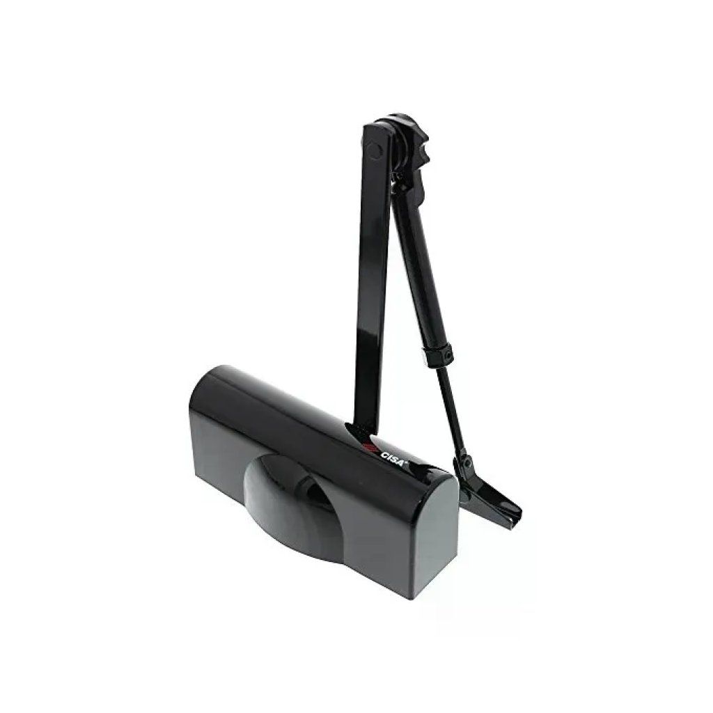 Cisa C141603044 Smart Plus 2 Chiudiporta con Arresto Forza EN 2-4 80 Kg 1100 mm colore Nero