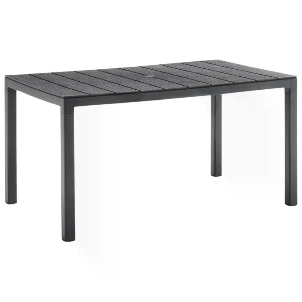 BICA King BCA226 tavolo da giardino grafite, 6 posti, 146 × 86 × 74 cm