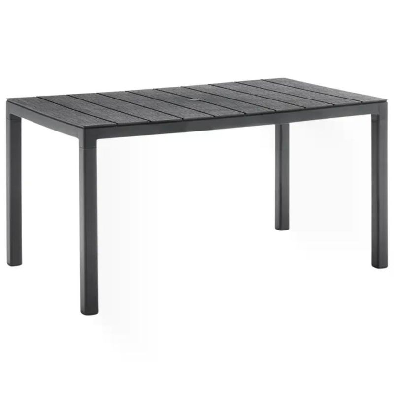 BICA King BCA226 tavolo da giardino grafite, 6 posti, 146 × 86 × 74 cm