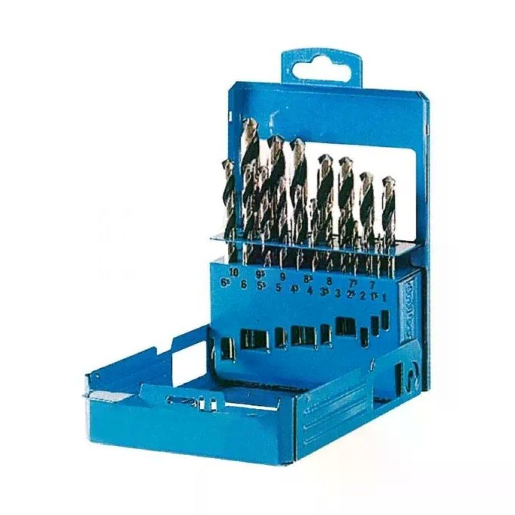 KRINO Set 19 Punte HSS per Metallo, 1–10 mm KRINO Set 19 Punte HSS per Metallo, 1–10 mm