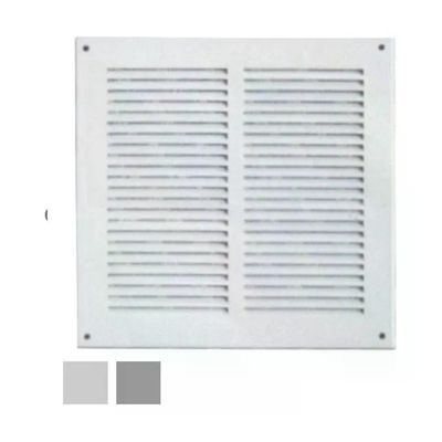 LAVENTILAZIONE Griglia di aerazione in lamiera bianca 24 x 24 cm