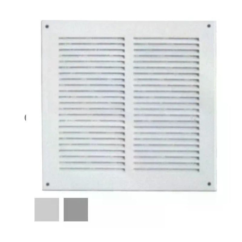 LAVENTILAZIONE Griglia di aerazione in lamiera bianca 24 x 24 cm