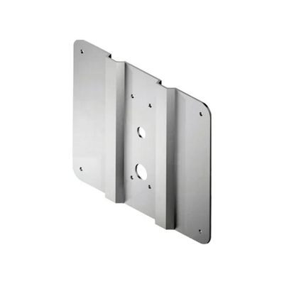 DISEC A2465 Piastra di rinforzo grecata per serrature basculanti, acciaio zincato 30 x 24 cm