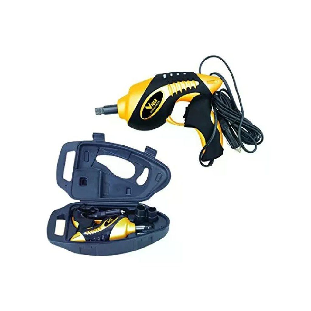 VIGOR-BLINKY VIGOR VAB-100 Avvitatore per Pneumatici 12 V, 100 W, 350 Nm con 4 Bussole
