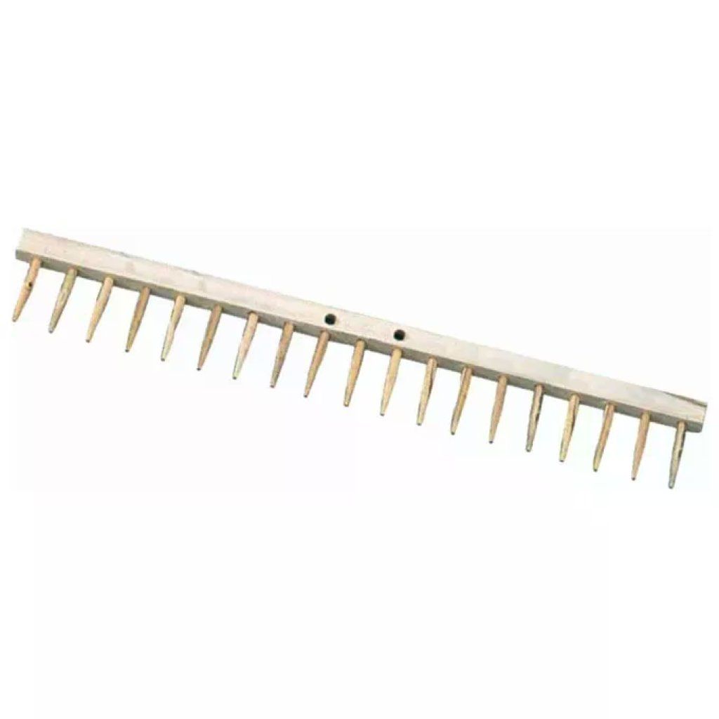 Arcadia Rastrello in Faggio a 19 Denti, 70 cm, Senza Manico Arcadia Rastrello in Faggio a 19 Denti, 70 cm, Senza Manico