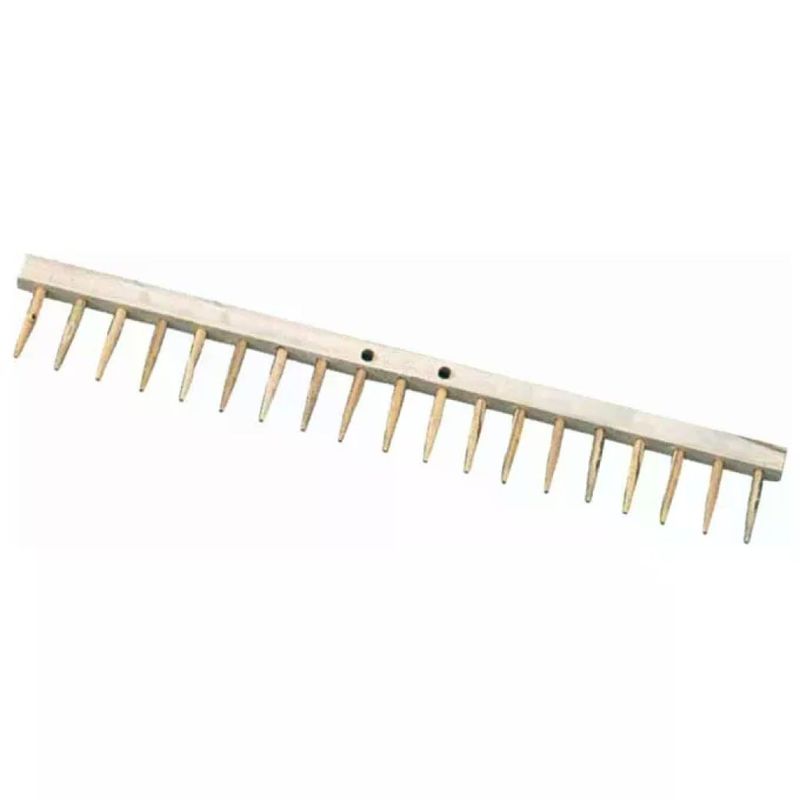 Arcadia Rastrello in Faggio a 19 Denti, 70 cm, Senza Manico