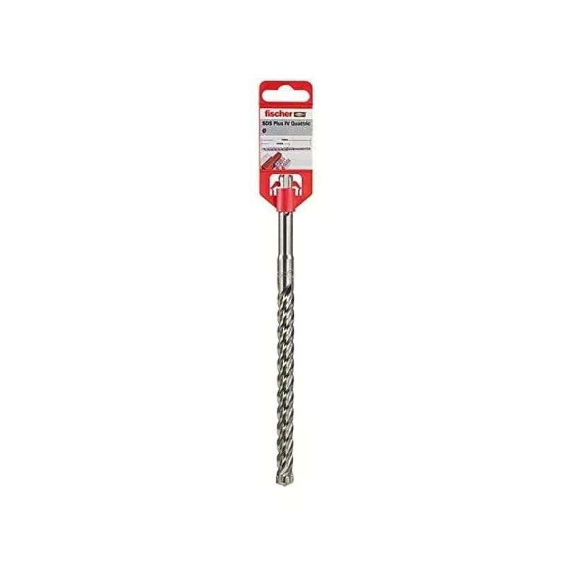 Fischer Quattric II Punta SDS Plus per Cemento Armato 12 x 260 mm