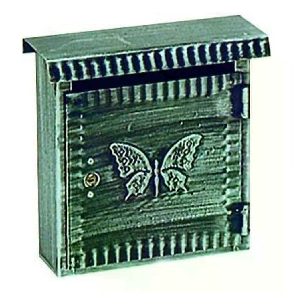 VIGOR-BLINKY VIGOR 27340-10 Cassetta Postale Piccola in Ferro Battuto Antichizzato 22 × 8 × 25 cm
