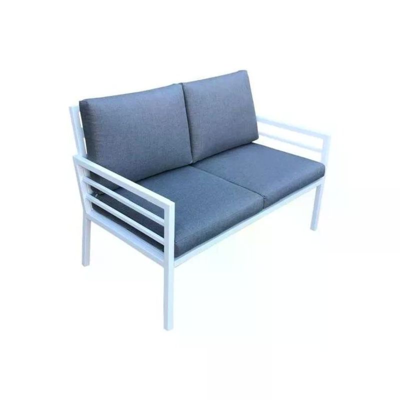 Amicasa Loren LS T 720 Divano da Giardino 2 Posti Bianco