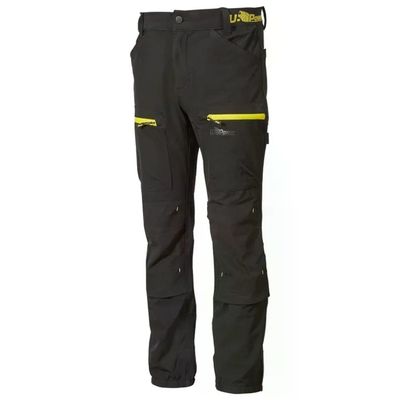U-Power Horizon WFU267BC Pantalone da Lavoro Uomo Stretch Nero Carbon, Taglia S