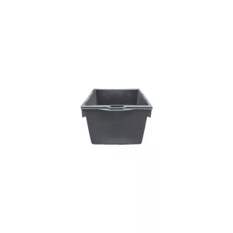 ICS Cesta quadra per macerie 60 L nera con manici ICS Cesta quadra per macerie 60 L nera con manici