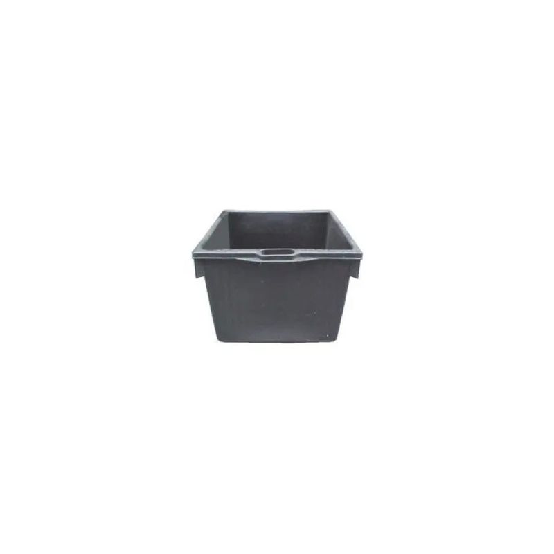 ICS Cesta Quadra per Macerie 60 L, 48 × 48 × 37 cm, Nera