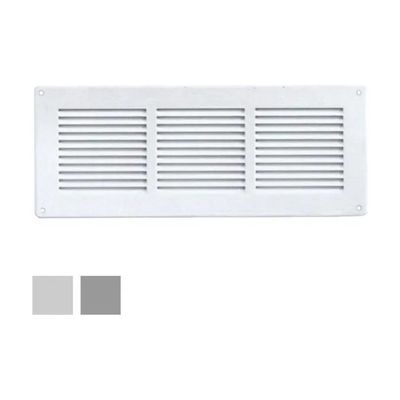 LAVENTILAZIONE La Ventilazione GL30RB-Y Griglia Rettangolare Bianca 34 x 14 cm con Rete Antinsetti