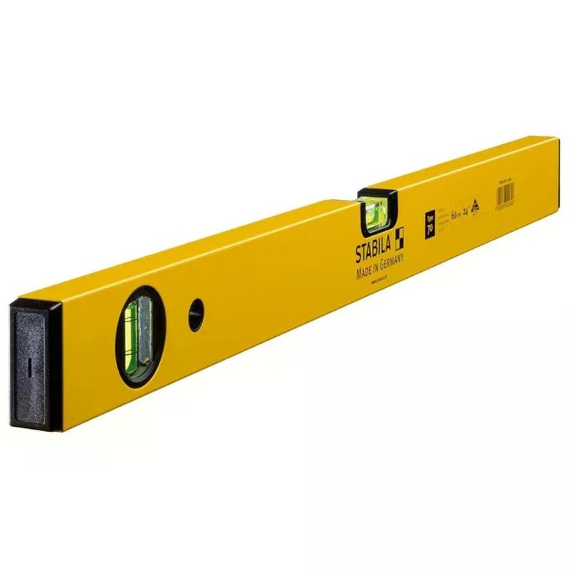STABILA Livella a Bolla in Alluminio, 60 cm, 2 Bolle