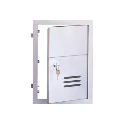 Alubox SC1 Sportello da Incasso in Alluminio Anodizzato Argento