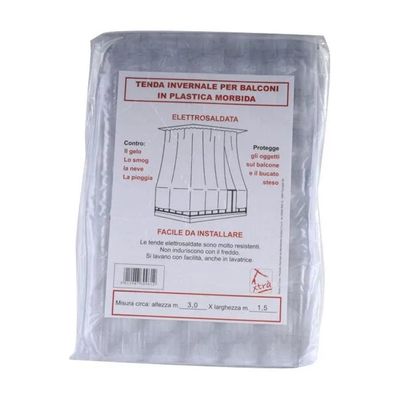 XTRA Tenda da Balcone in PVC Bianca 300 x 200 cm XTRA Tenda da Balcone in PVC Bianca 300 x 200 cm