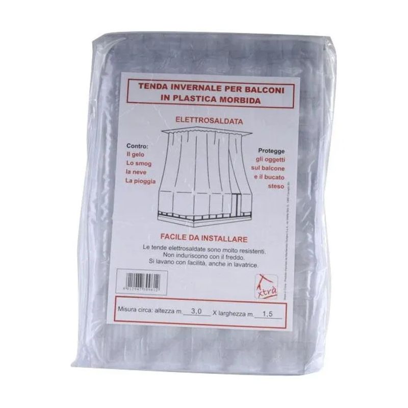 XTRA Tenda da Balcone in PVC Bianca 300 x 200 cm XTRA Tenda da Balcone in PVC Bianca 300 x 200 cm