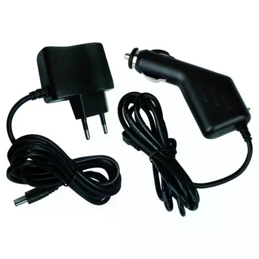 GENERICO Caricabatterie per Torce Piego da Casa e Auto 230V/12V