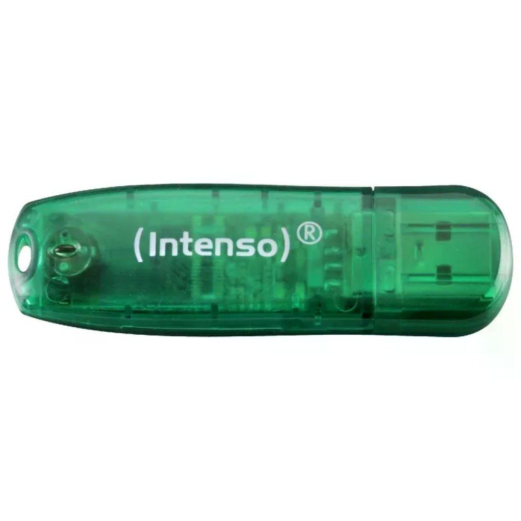 Intenso Rainbow Line Chiavetta USB 2.0 da 8 GB Verde