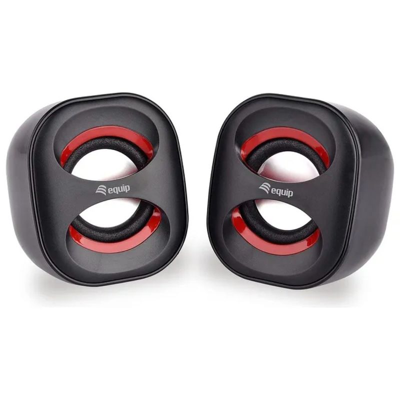 Conceptronic Equip 245331 Mini Altoparlanti Stereo 2.0 USB, 3 W, Neri