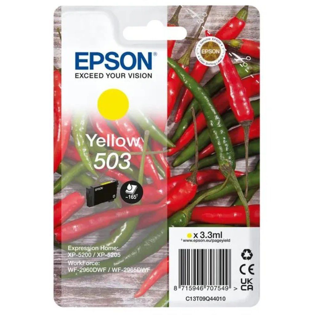 Epson Cartuccia Epson 503 originale gialla, resa standard