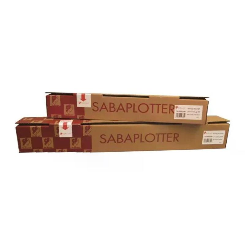 SA.BA.CART Carta plotter 80 g/m², 914 mm × 50 m, anima 50 mm