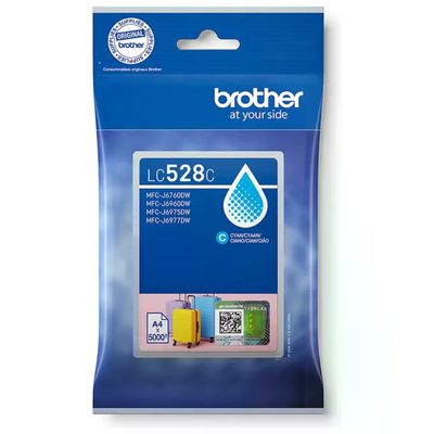 Brother LC528C cartuccia originale ciano, resa fino a 5.000 pagine