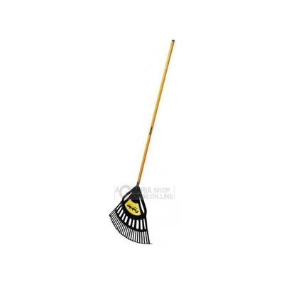 Australian Scopa Rastrello per Foglie 25 Denti, Manico in Fibra di Vetro 150 cm Australian Scopa Rastrello per Foglie 25 Denti, Manico in Fibra di Vetro 150 cm