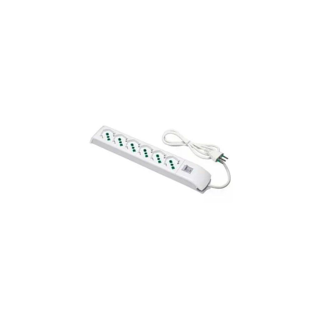 Fanton FME Multipresa 6 Posti con Interruttore, Cavo 1,5 m