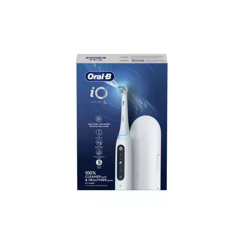 Oral-B 80364002 iO 5S Spazzolino elettrico iO 5 modalita' Timer autonomia lunga colore Bianco