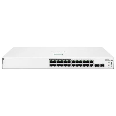 HPE JL813A Aruba Instant On 1830 Switch Gestito L2 24 Porte Gigabit PoE 195W 2 Porte SFP 1G