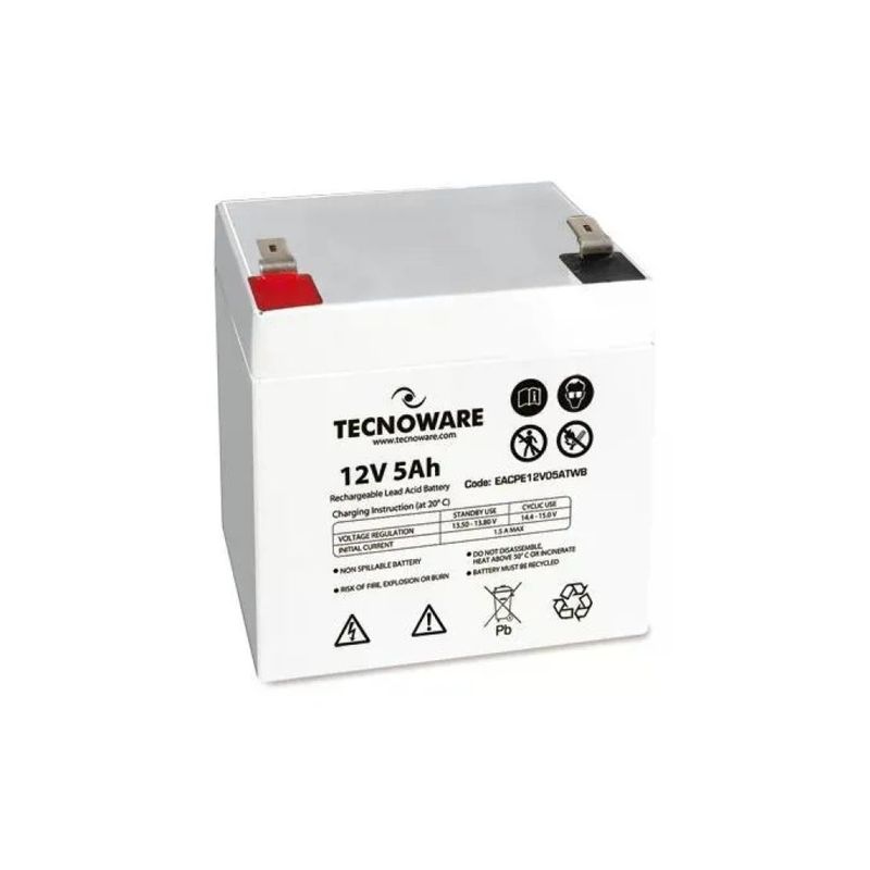 Tecnoware EACPE12V05ATWB Batteria VRLA 12V 5Ah