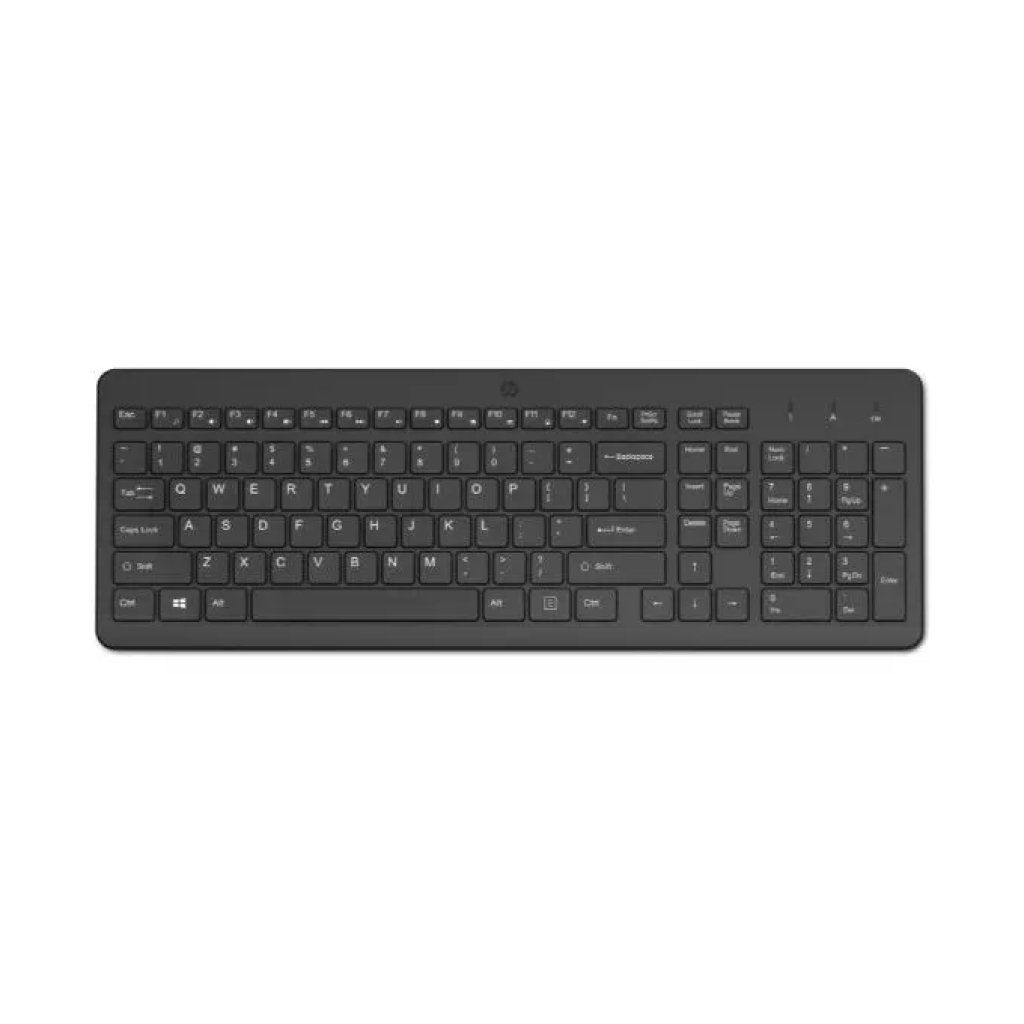 HP 220 Tastiera Wireless Full-Size con Tastierino Numerico, Nera HP 220 Tastiera Wireless Full-Size con Tastierino Numerico, Nera