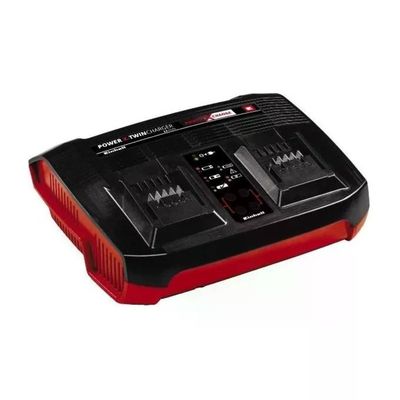 Einhell 4512069 Power X-Twincharger Caricatore per batteria 18 V 3 A 2 slot colore Nero