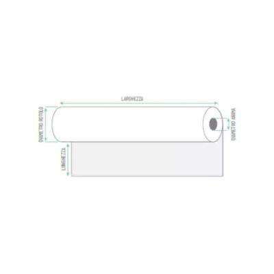 Rotolificio Pugliese – 2 Rotoli di Carta Plotter 90 g/m², 61 cm x 50 m